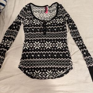 Lasenza Winter Ribbed Pyjama Henley